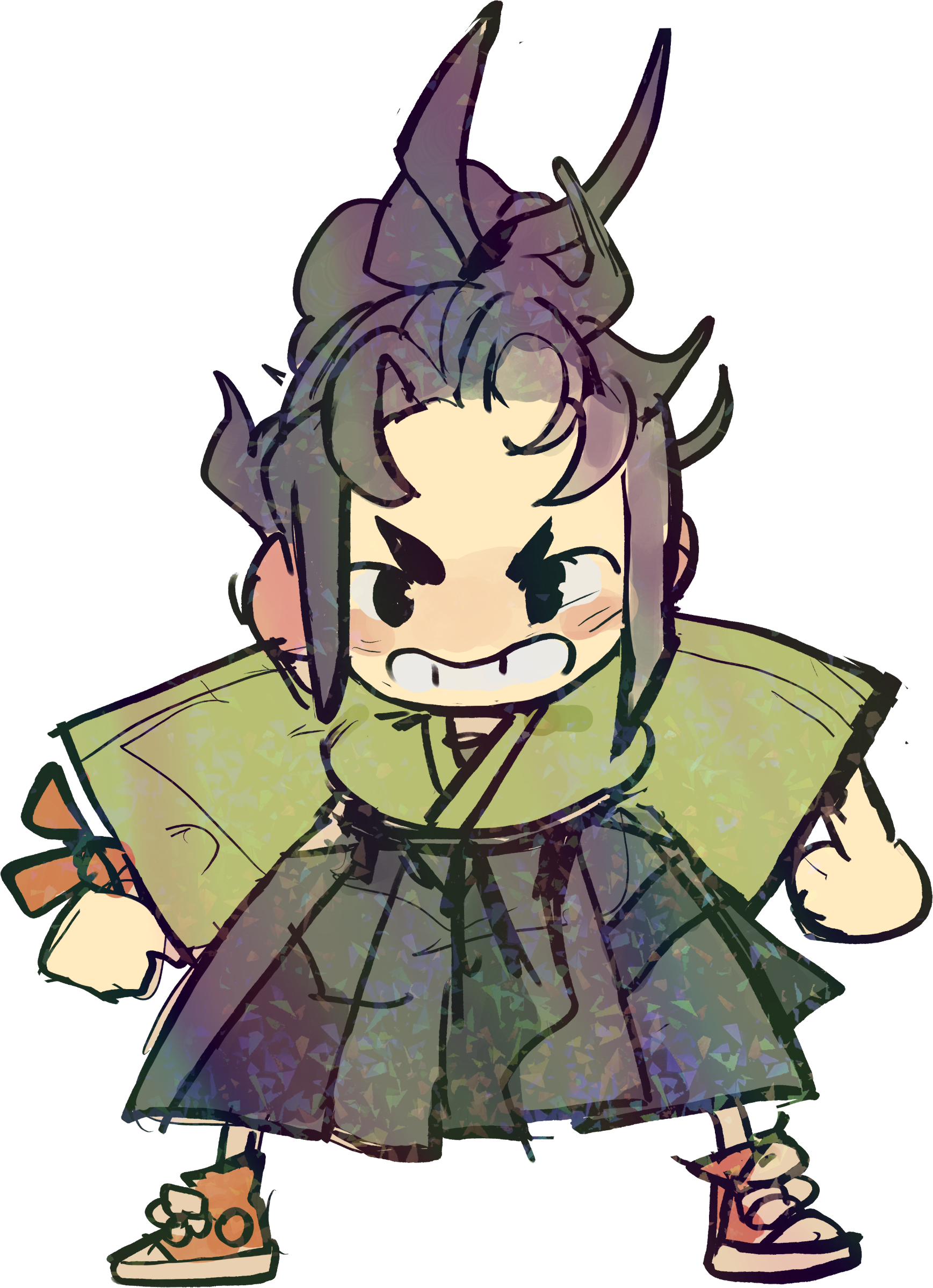 ANGRY SHO STICKER! (LUNYDOOBLES)