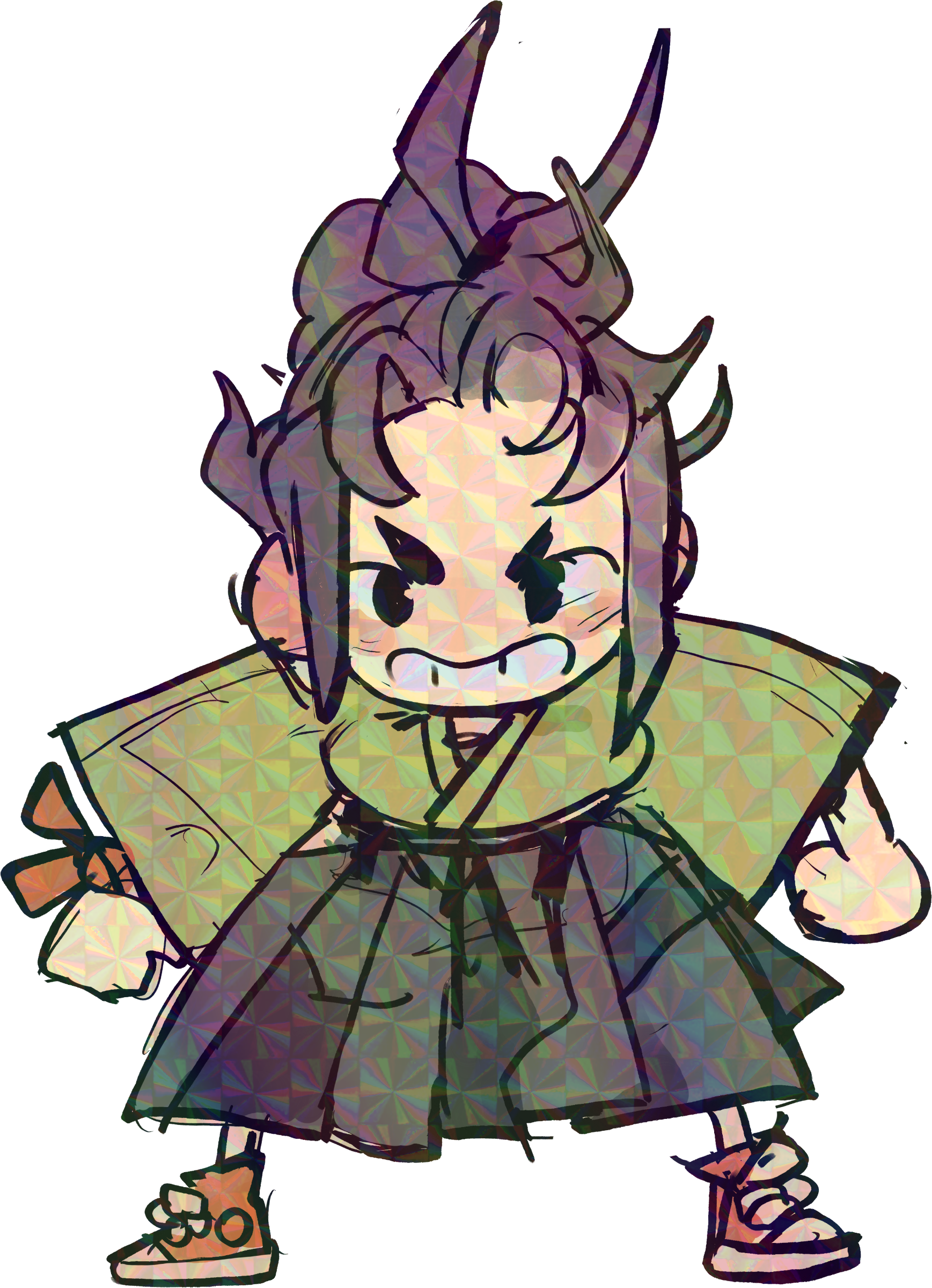 ANGRY SHO STICKER! (LUNYDOOBLES)