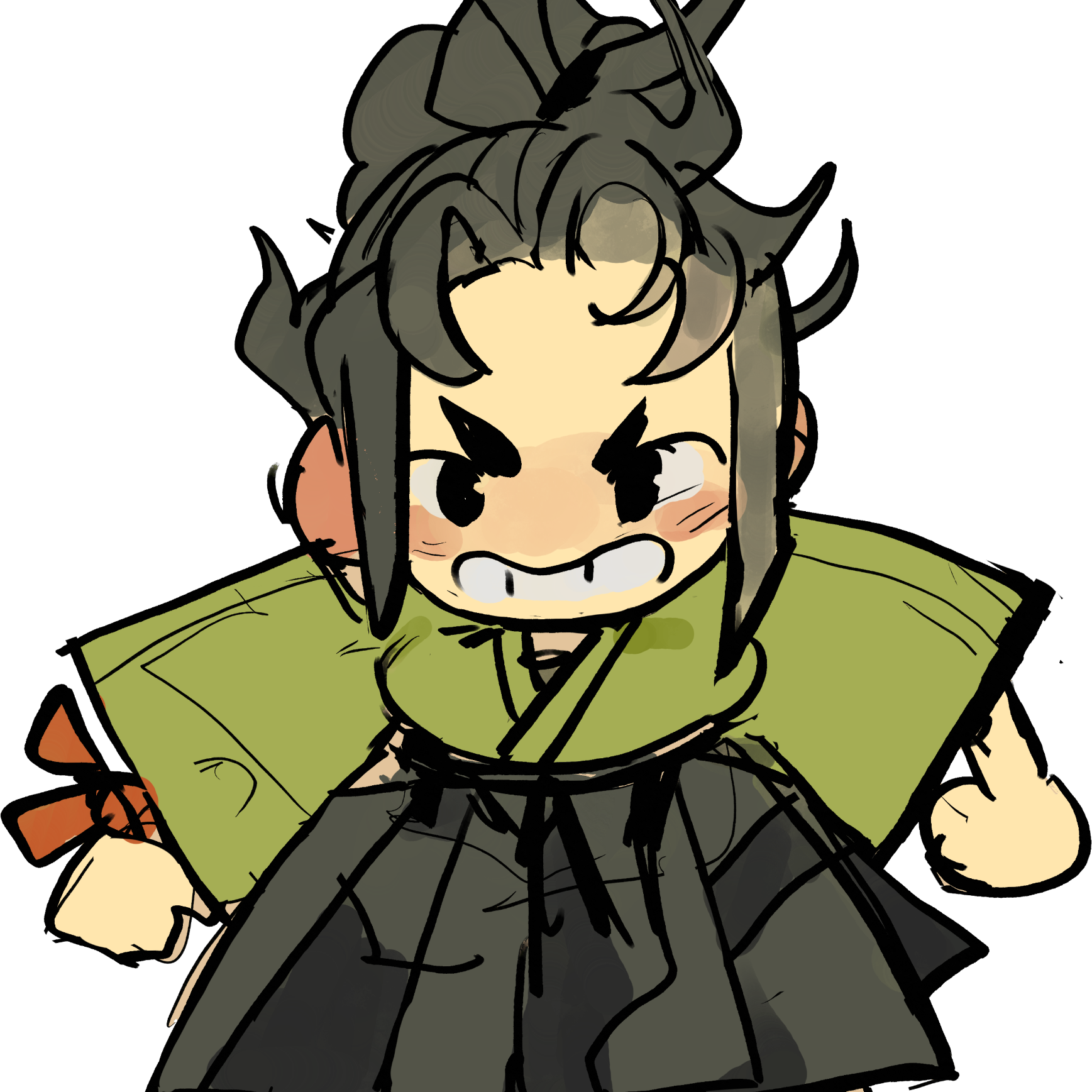 ANGRY SHO STICKER! (LUNYDOOBLES)