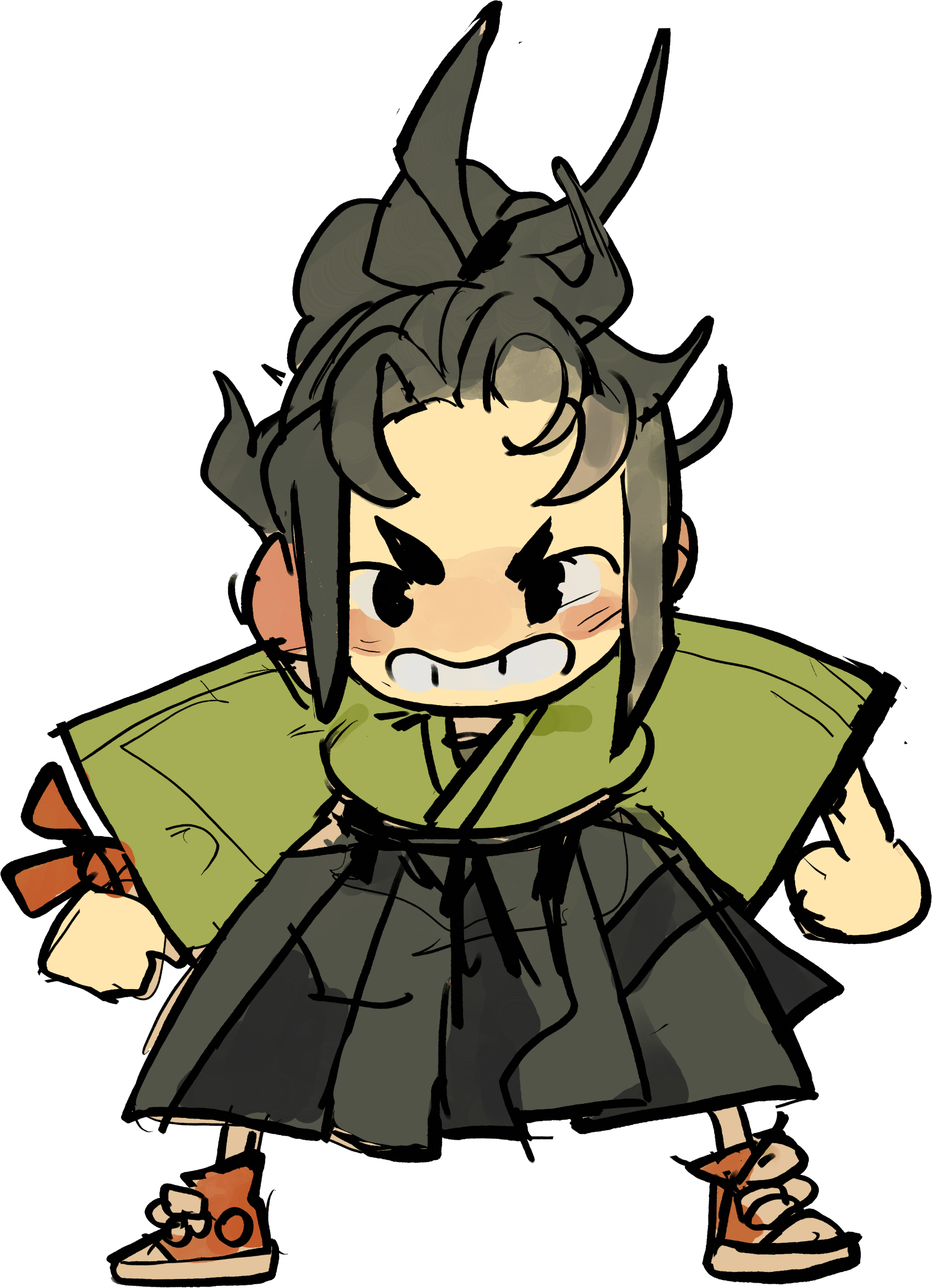 ANGRY SHO STICKER! (LUNYDOOBLES)