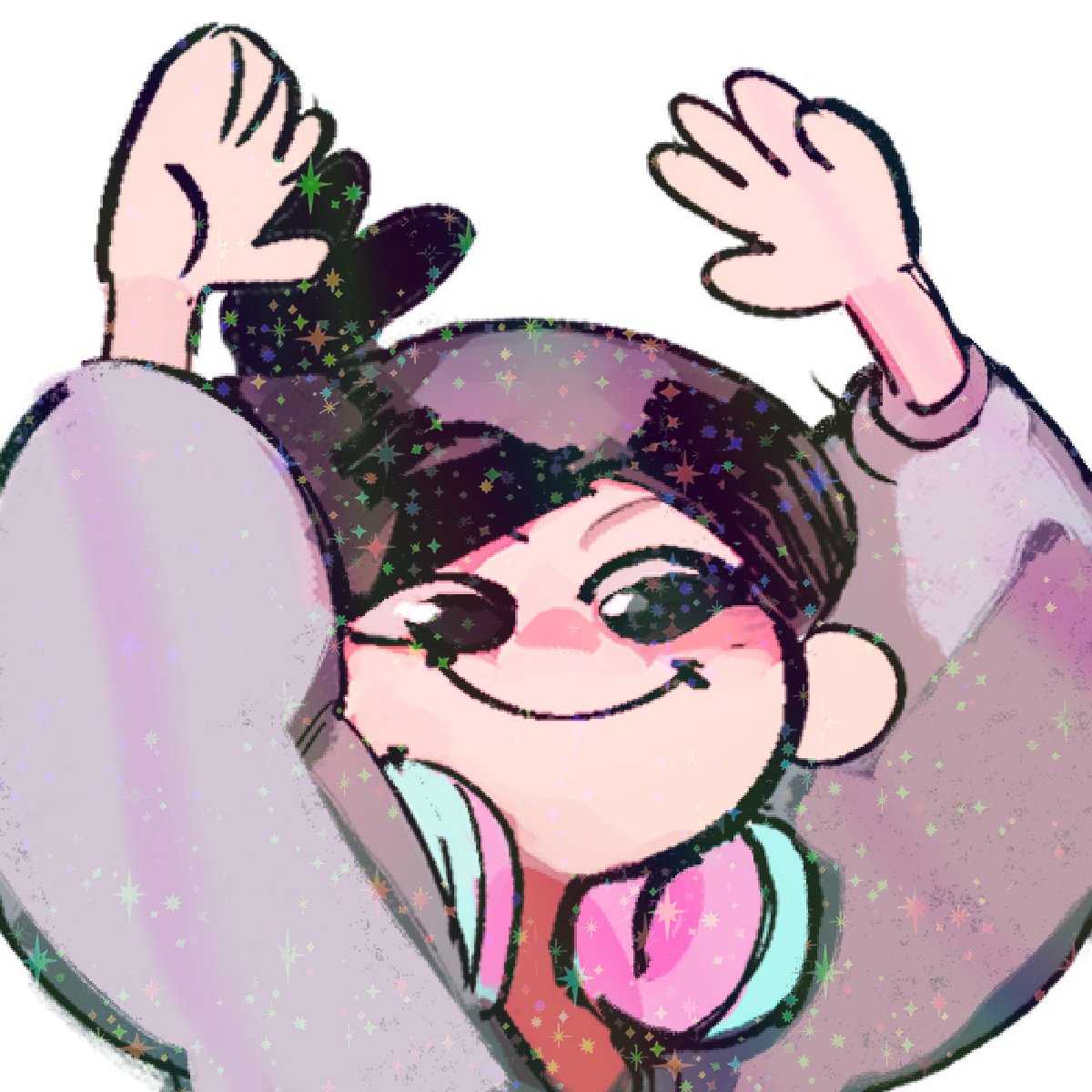 ASH JOY STICKER! (LUNYDOOBLES)