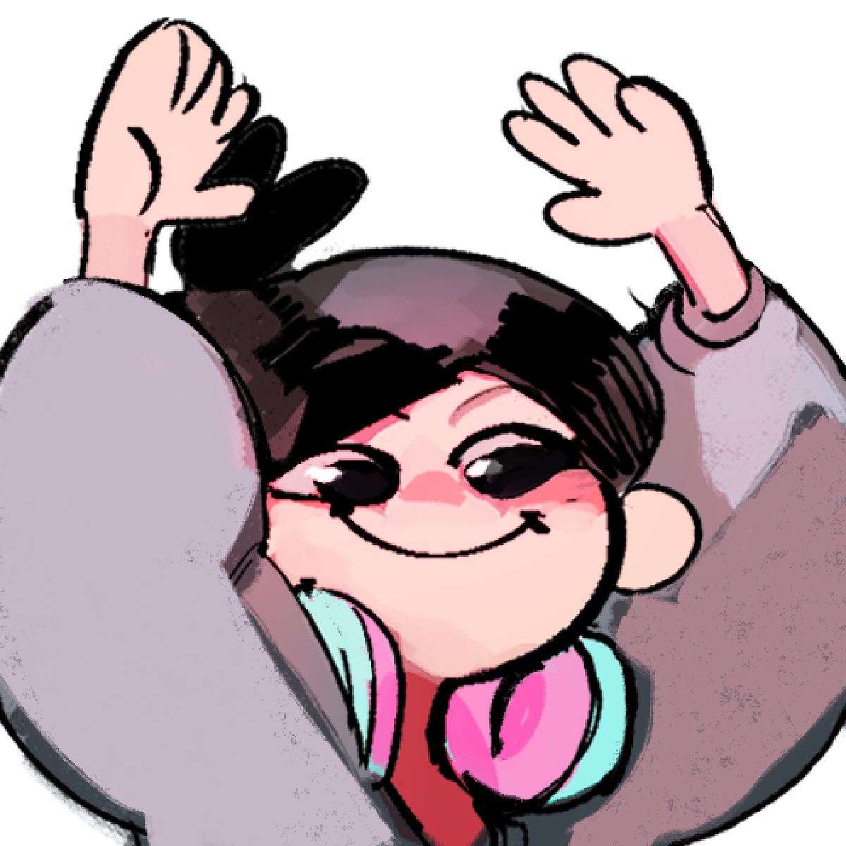 ASH JOY STICKER! (LUNYDOOBLES)