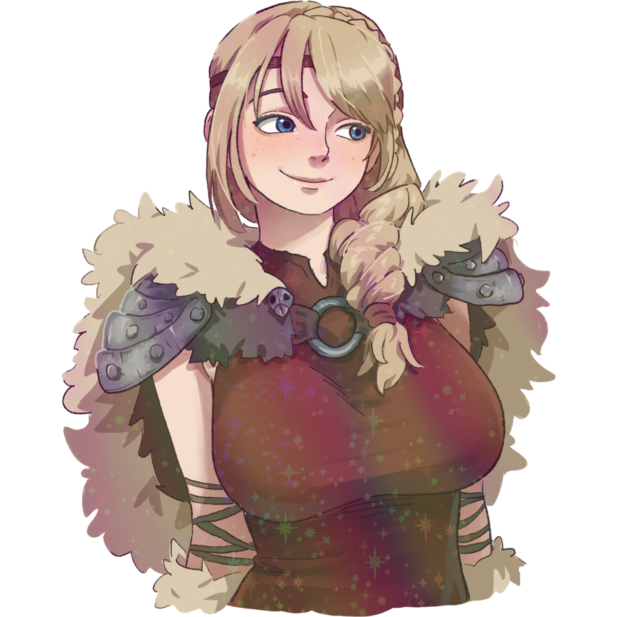 VIKING BUST STICKER! (DASHI)