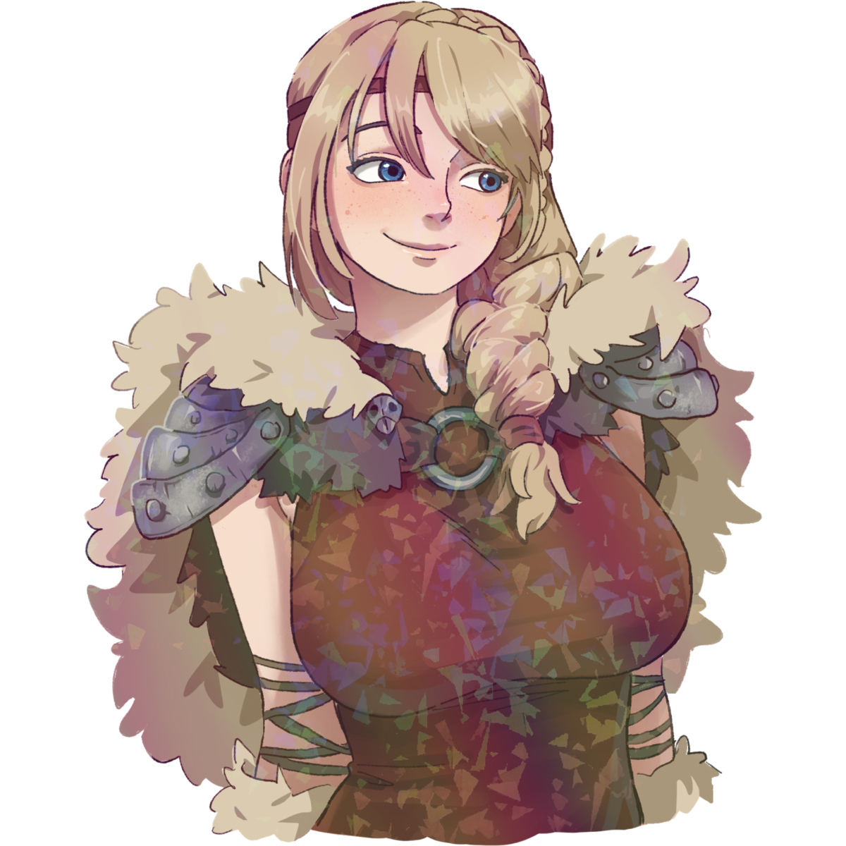 VIKING BUST STICKER! (DASHI)