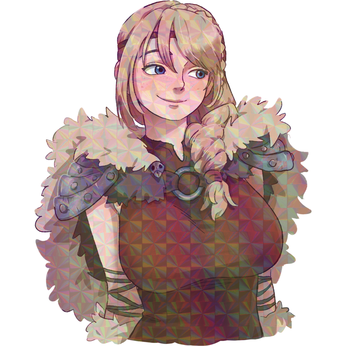VIKING BUST STICKER! (DASHI)