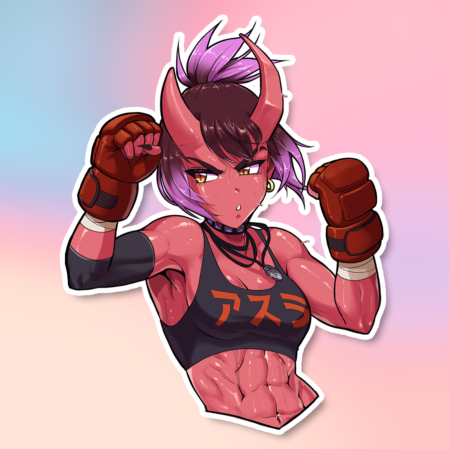 ASURA BOXER STICKER! (DIRTYERO)