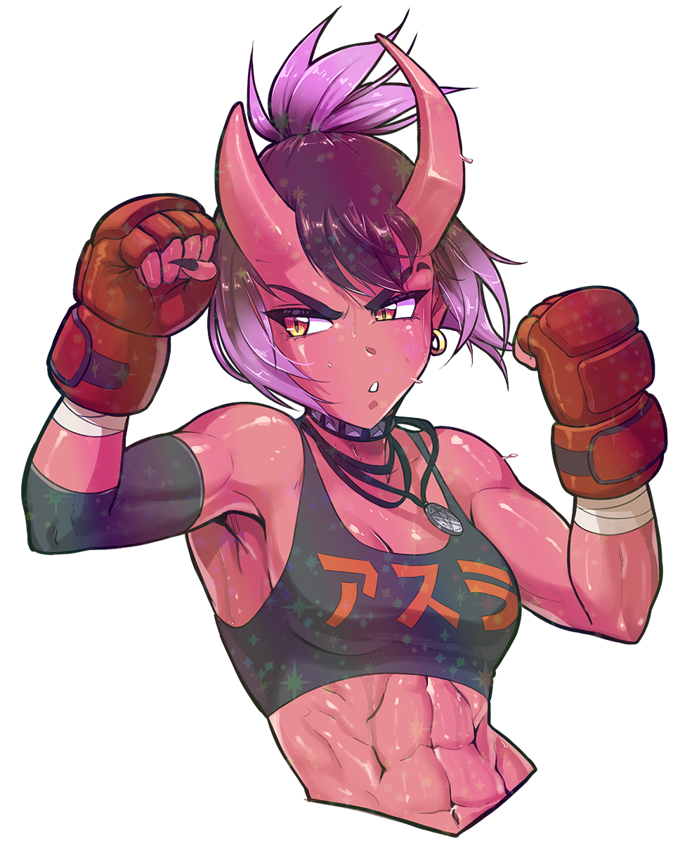 ASURA BOXER STICKER! (DIRTYERO)