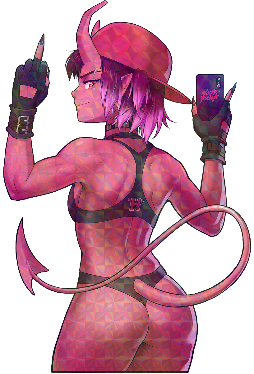 ASURA LINGERE BACK STICKER (DIRTYERO)
