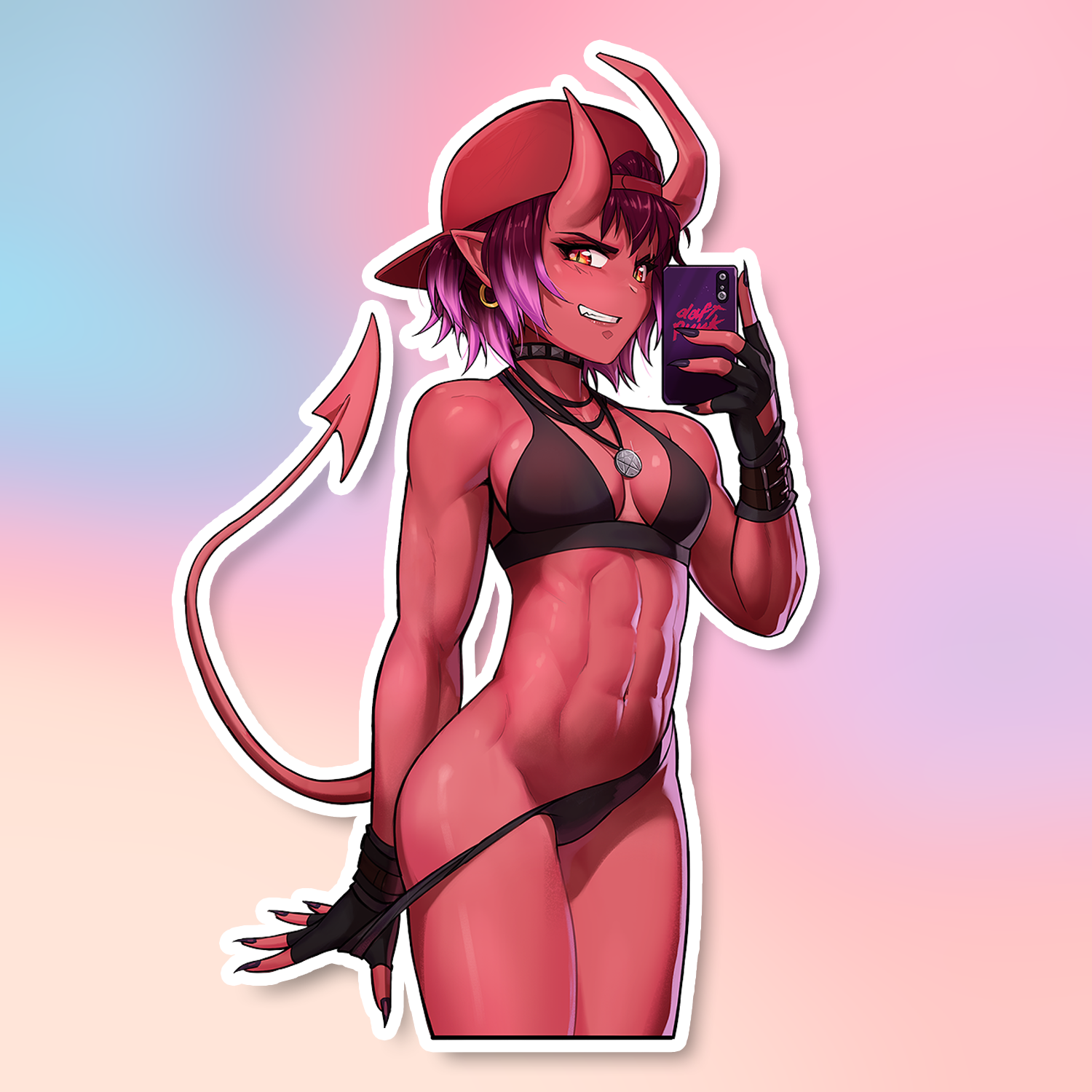ASURA LINGERIE FRONT STICKER! (DIRTYERO)