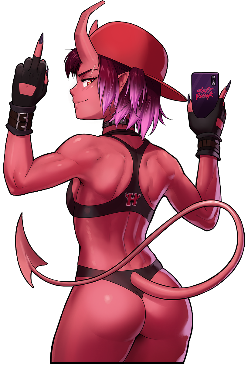 ASURA LINGERE BACK STICKER (DIRTYERO)