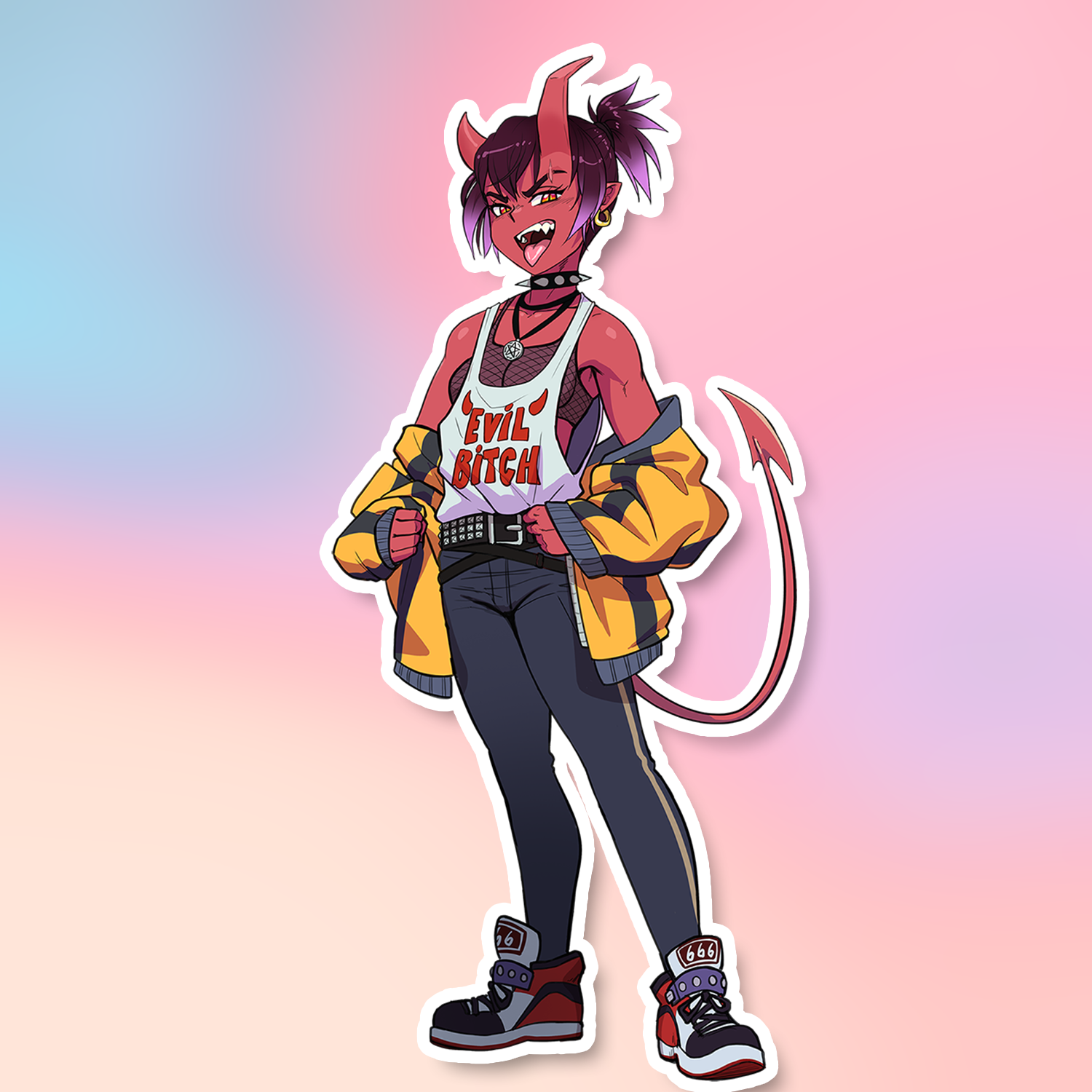 ASURA STRIP GAME #1 STICKER! (DIRTYERO)