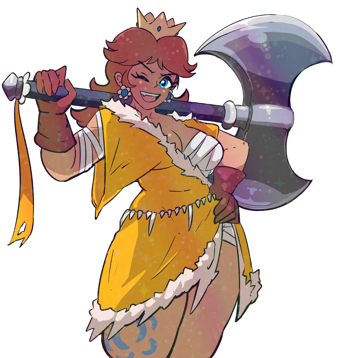 AXE PRINCESS STICKER! (STARLETT)