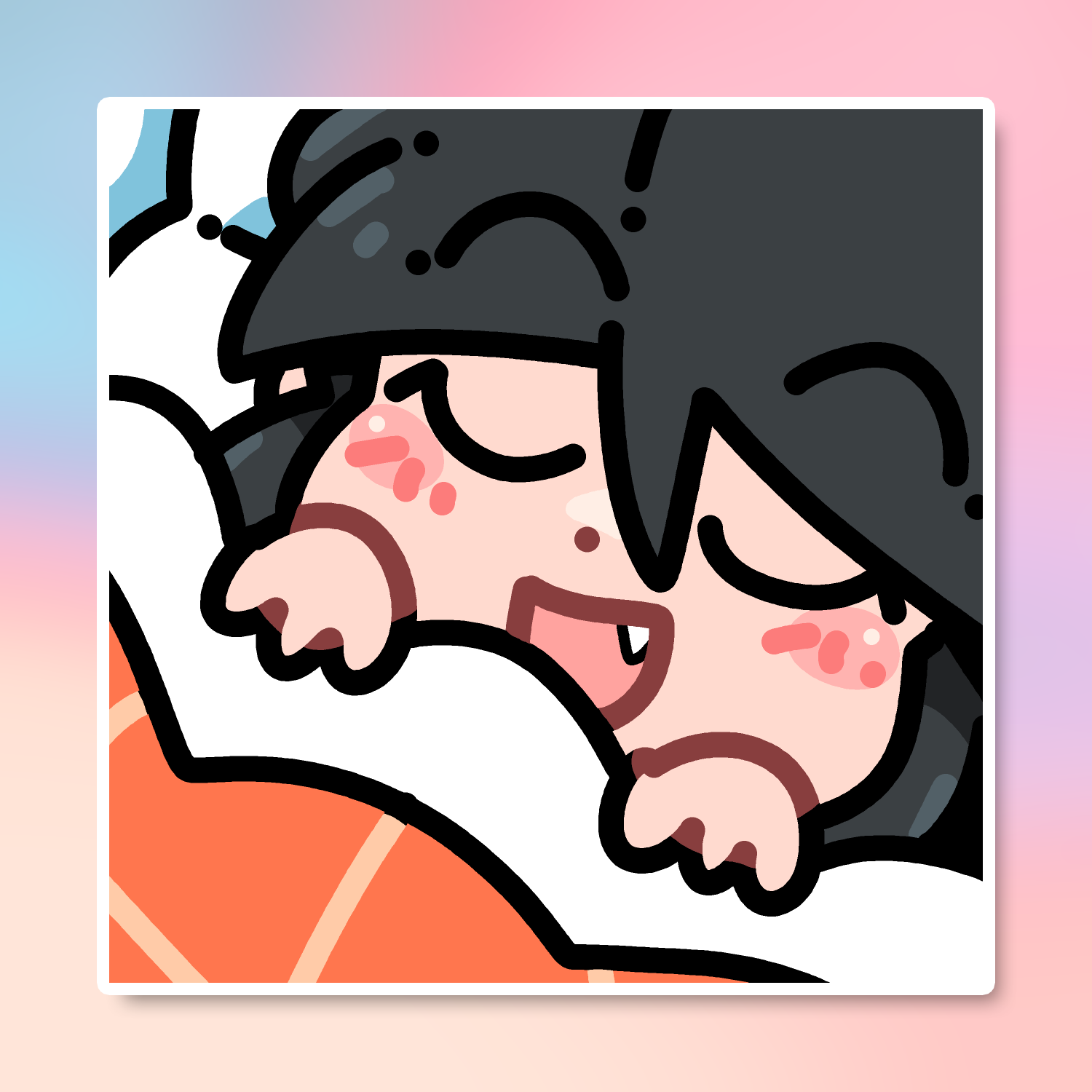 BEDGE EMOTE LUCIA STICKER! (BRYCE AND SCOTT)