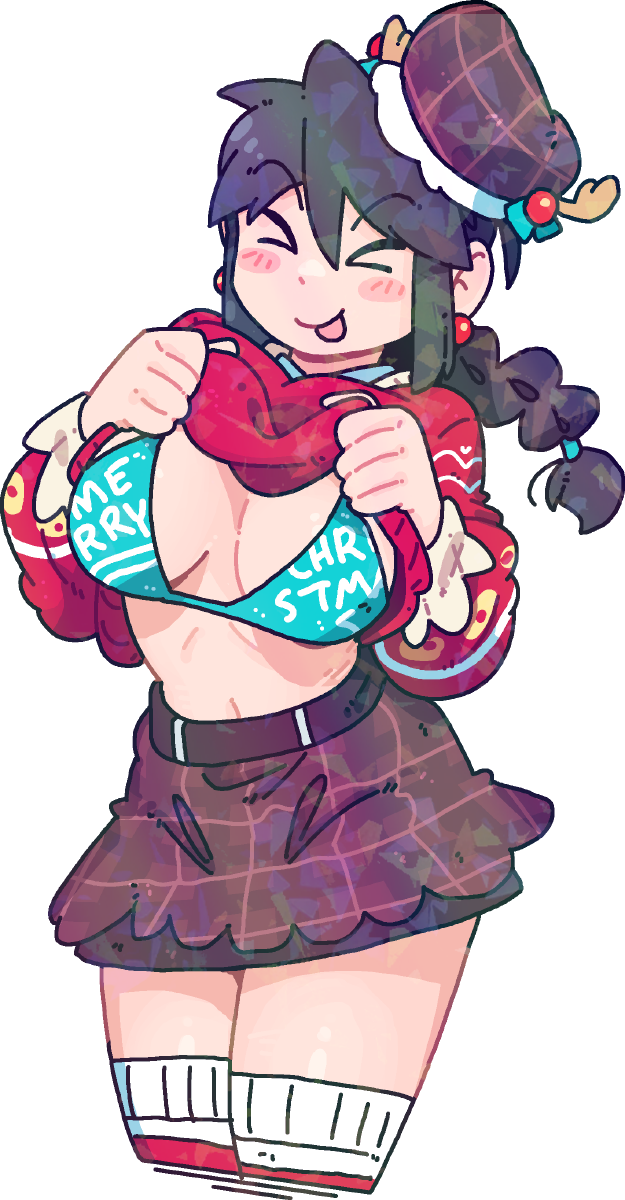 CHRISTMAS BOOBDROP LUCIA STICKER! (BRYCE AND SCOTT)
