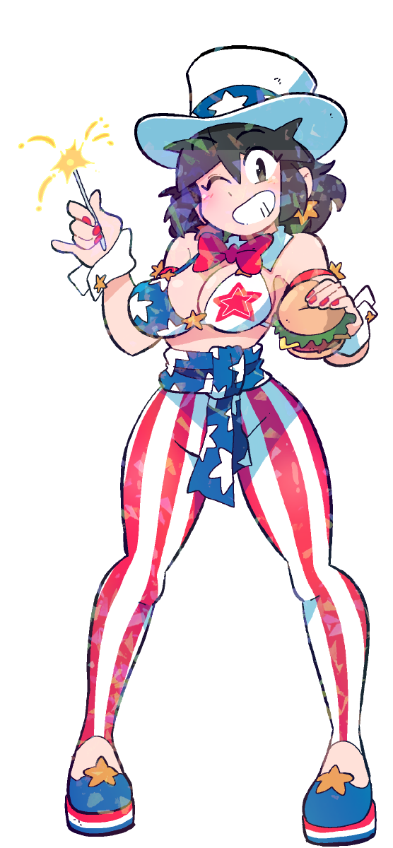 LUCIA AMERICA STICKER! (BRYCE AND SCOTT)