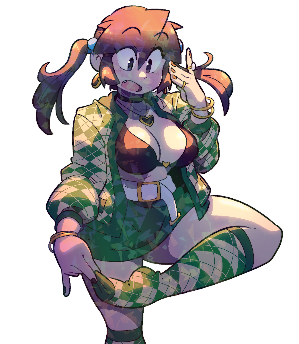 LUCIA GREEN CHECKERED SHIRT STICKER! (BRYCE AND SCOTT)
