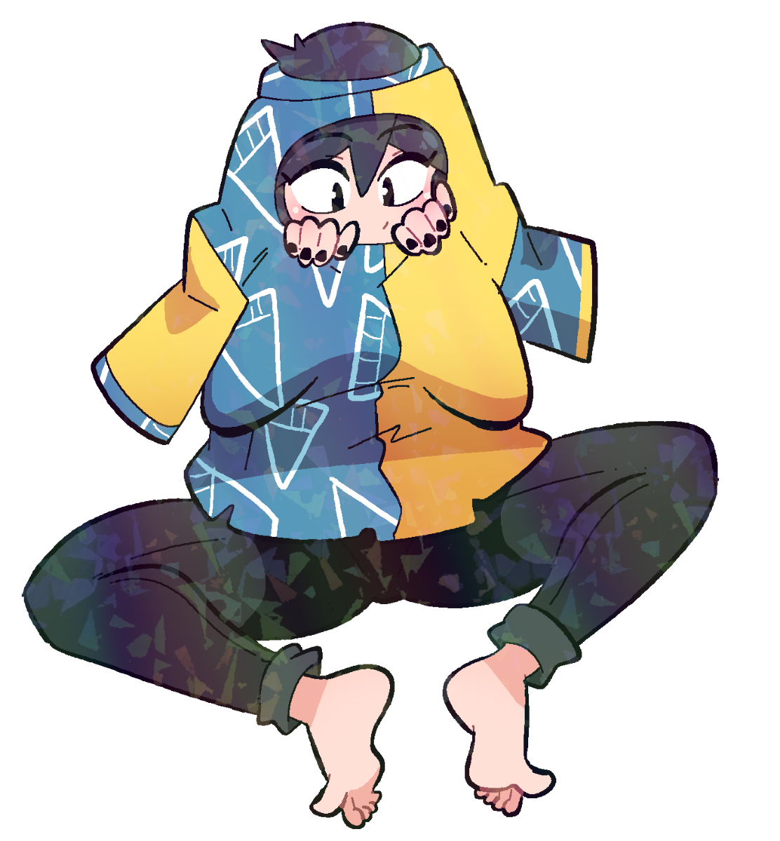 LUCIA HOLE IN SHIRT STICKER! (BRYCE AND SCOTT!)