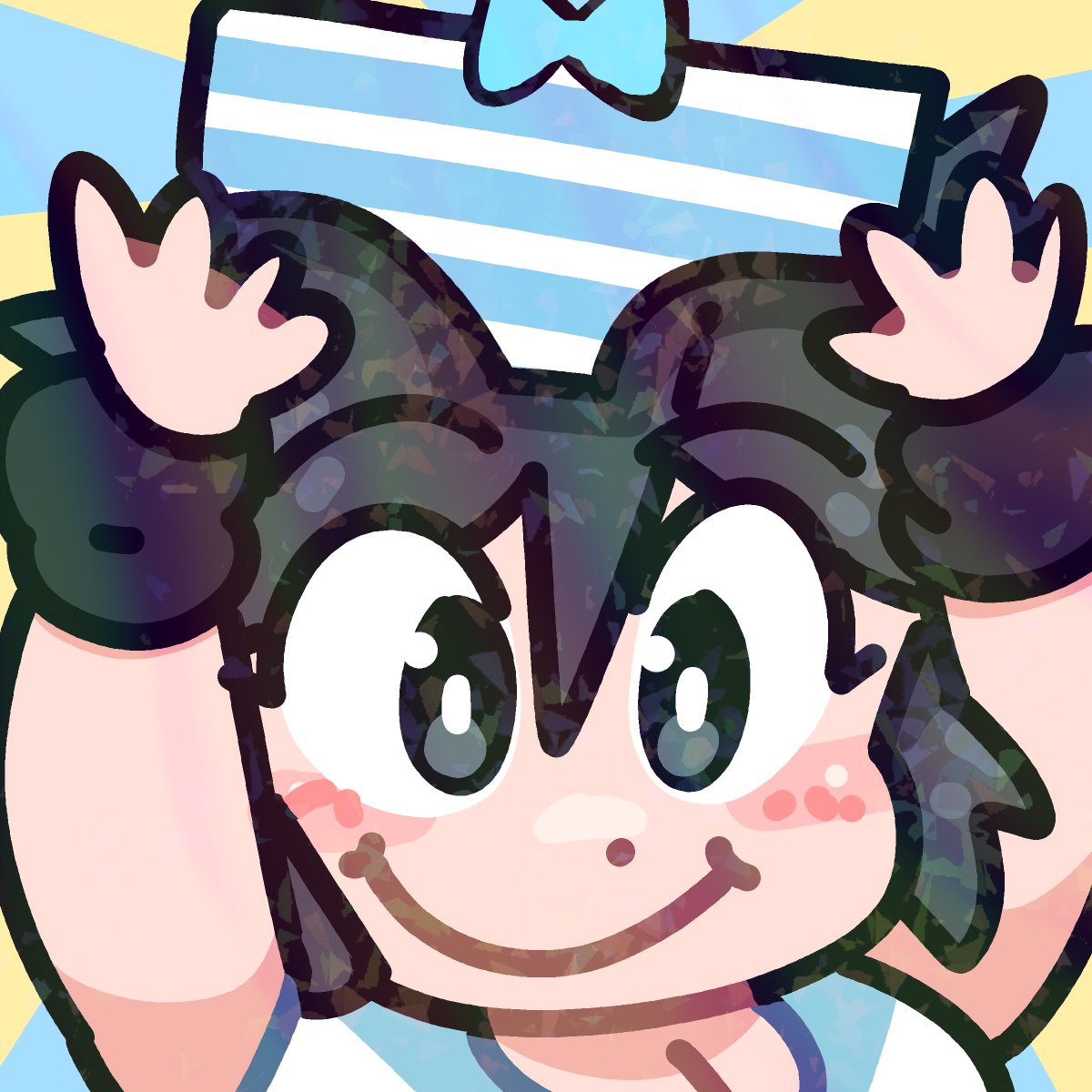 PANTY-HOLDING LUCIA EMOTE STICKER! (BRYCE AND SCOTT)