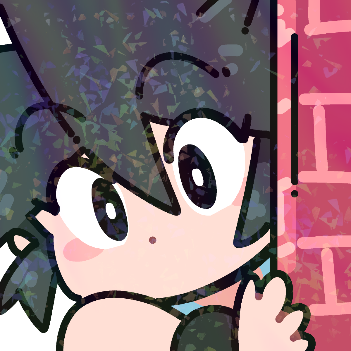 PEEKING LUCIA EMOTE STICKER! (BRYCE AND SCOTT)