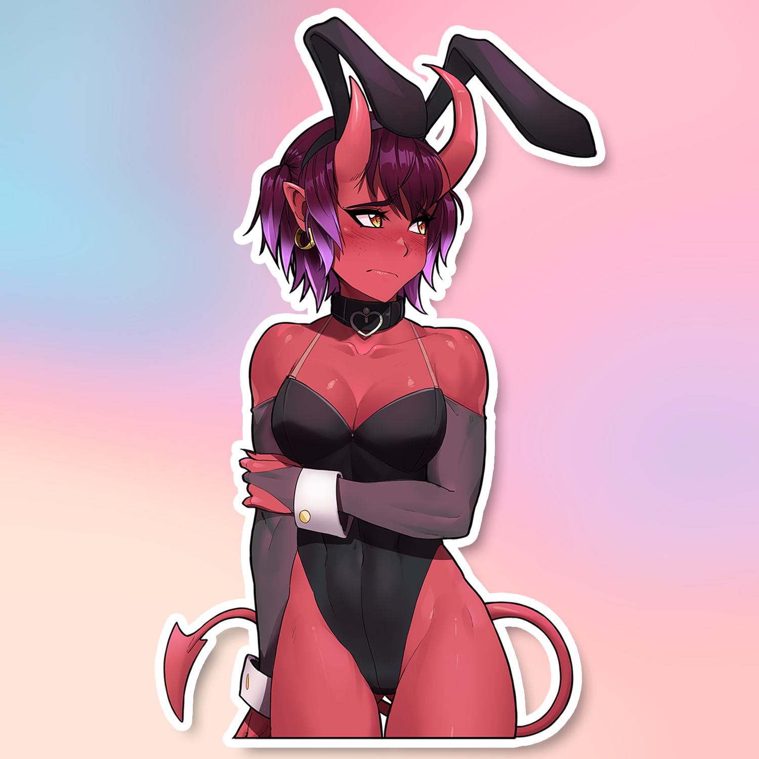 BUNNY ASURA STICKER! (DIRTYERO)