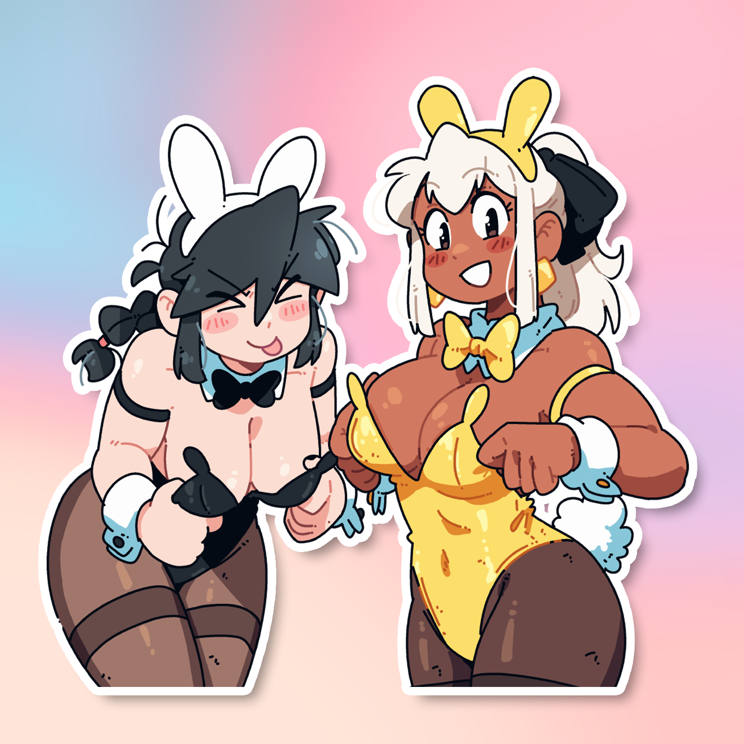 BUNNY FLASH STICKER! (VARIANTS) (BRYCE AND SCOTT)