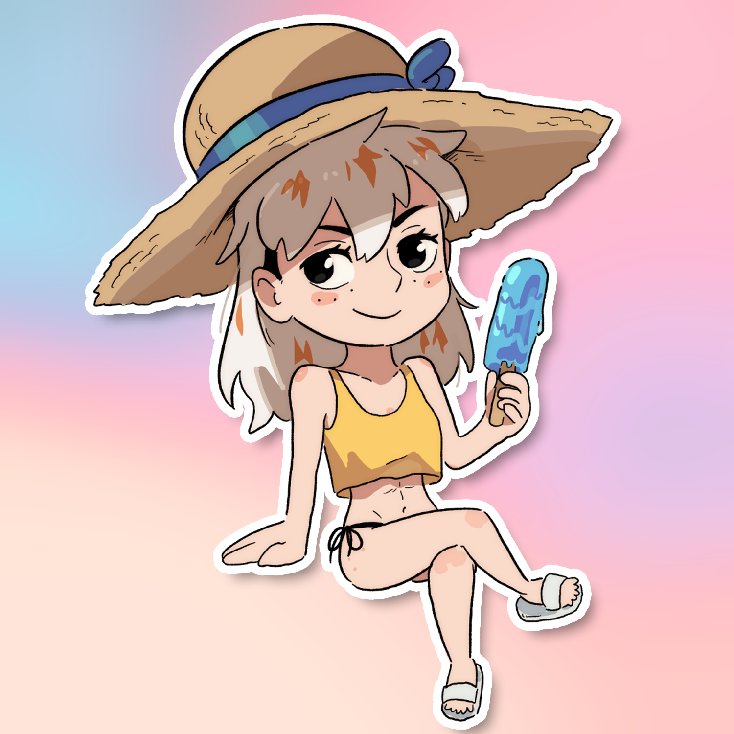 CHIBI NINA STICKER! (DASHI)