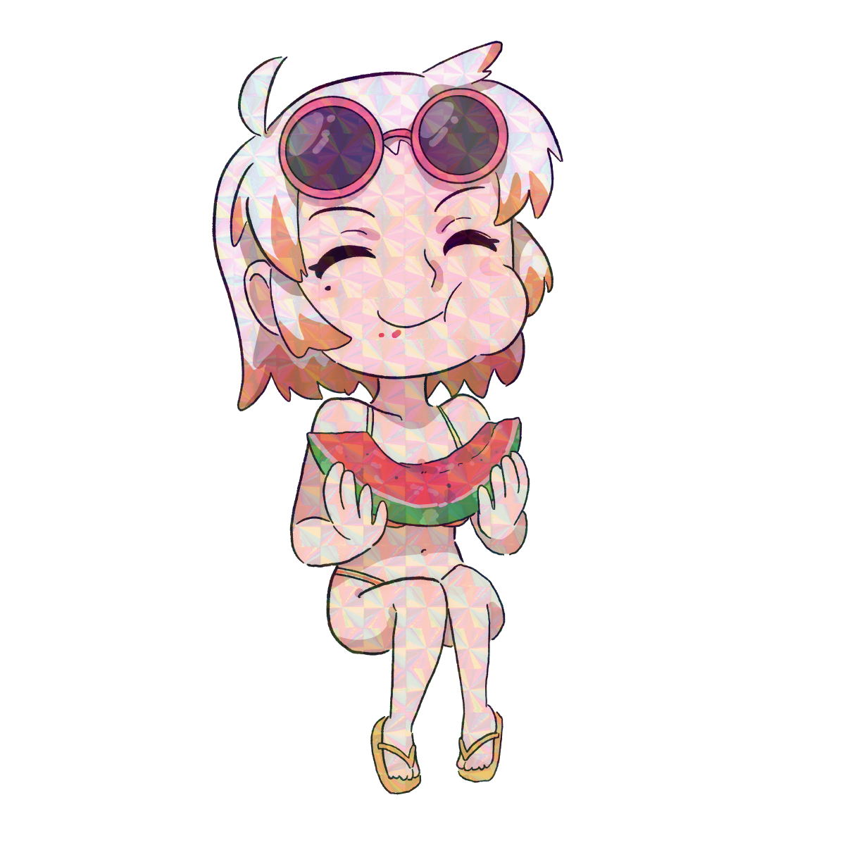 CHIBI LIZ STICKER (DASHI)