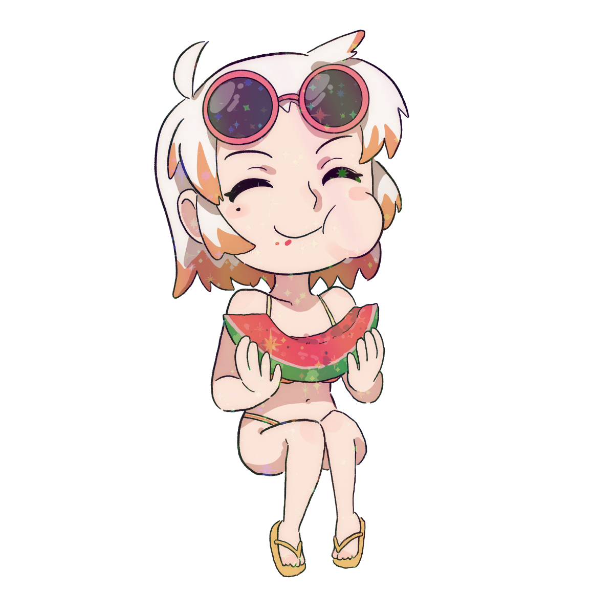 CHIBI LIZ STICKER (DASHI)