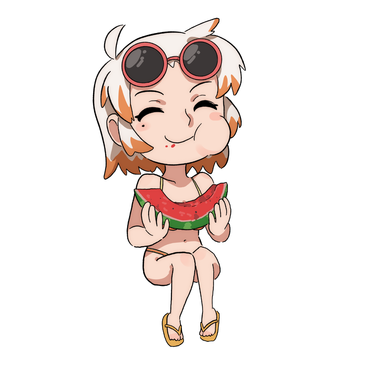 CHIBI LIZ STICKER (DASHI)