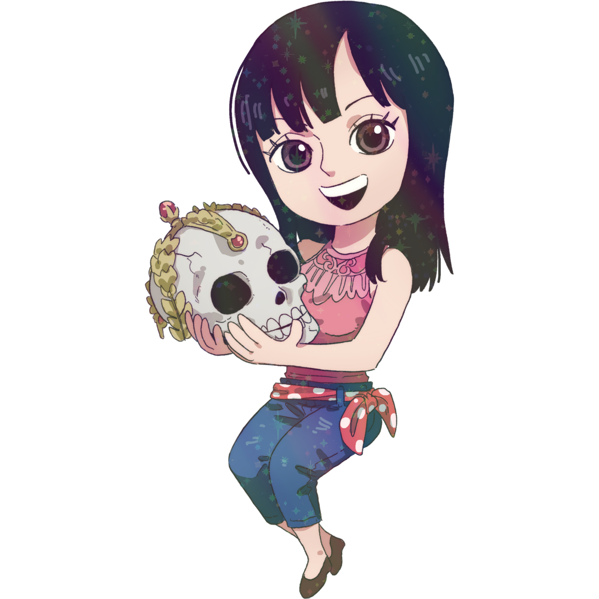 CHIBI PIRATE STICKER! (DASHI)