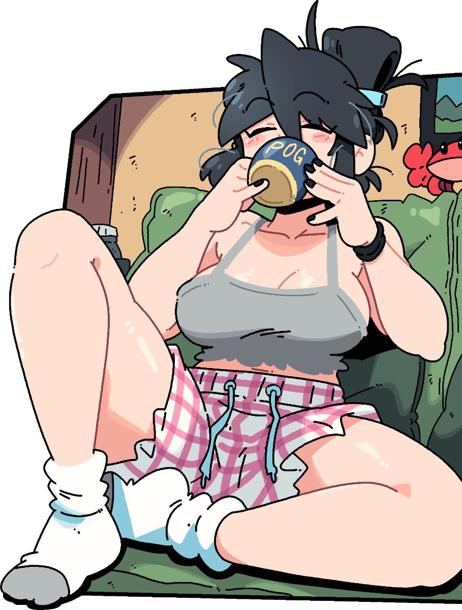 LUCIA ENJOYING COFFEE STICKER! (BRYCE AND SCOTT)