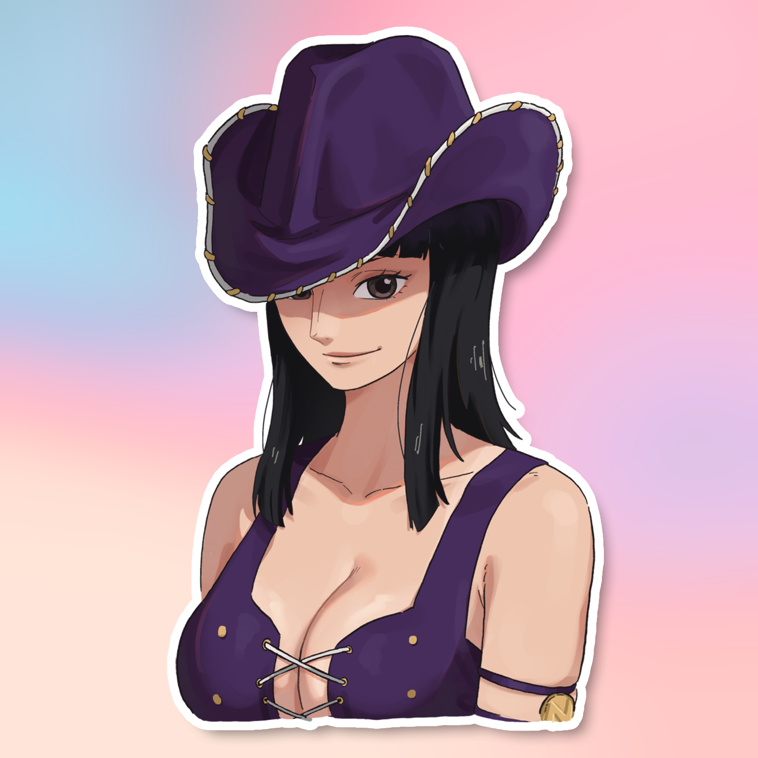 COWBOY PIRATE STICKER! (DASHI)