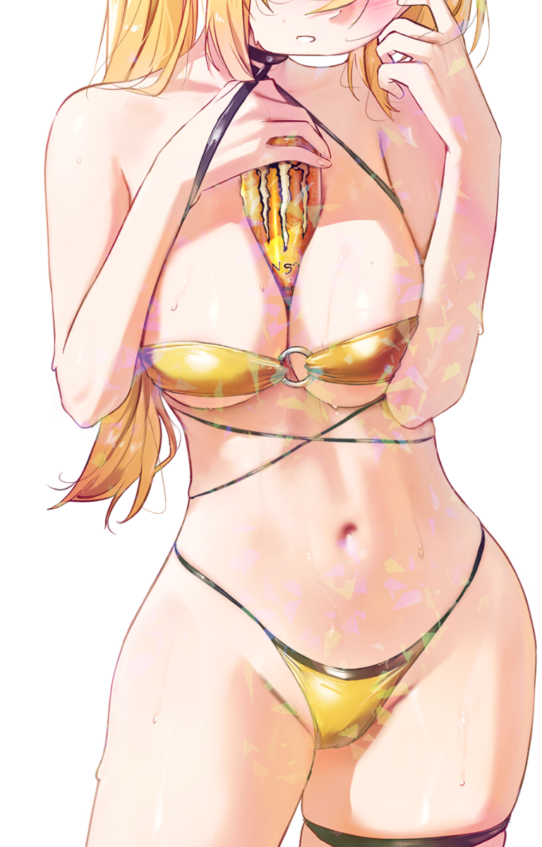 GOLD BIKINI STICKER! (WALIGNER)