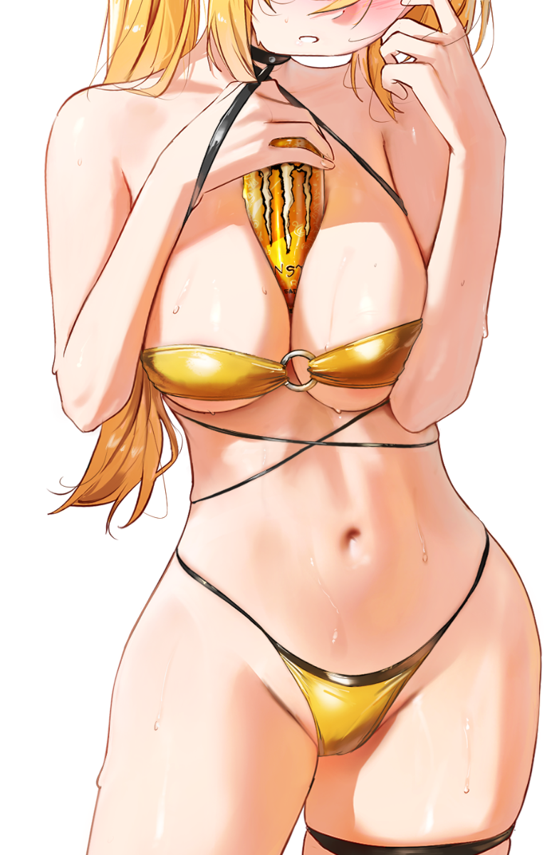GOLD BIKINI STICKER! (WALIGNER)