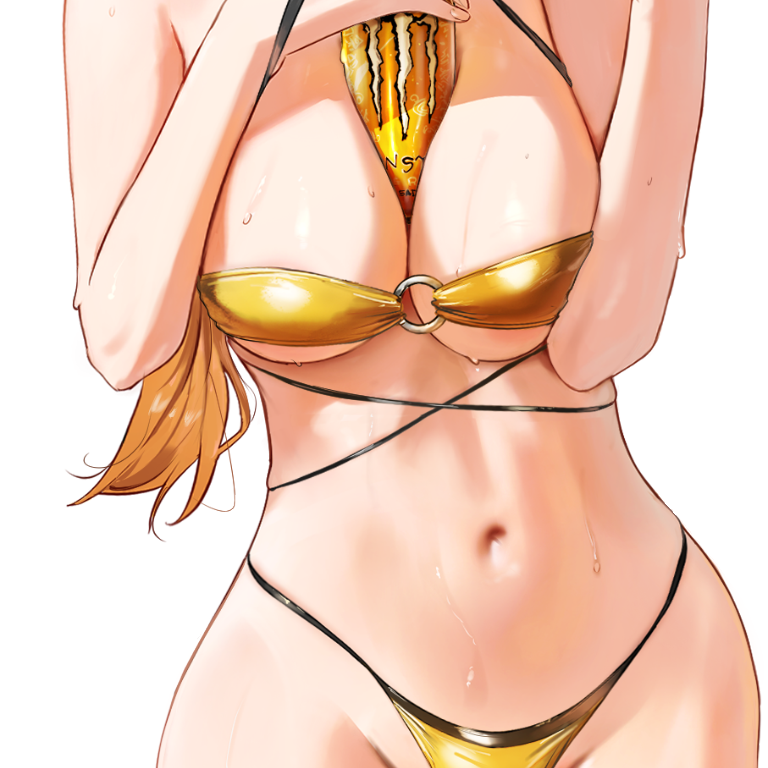 GOLD BIKINI STICKER! (WALIGNER)