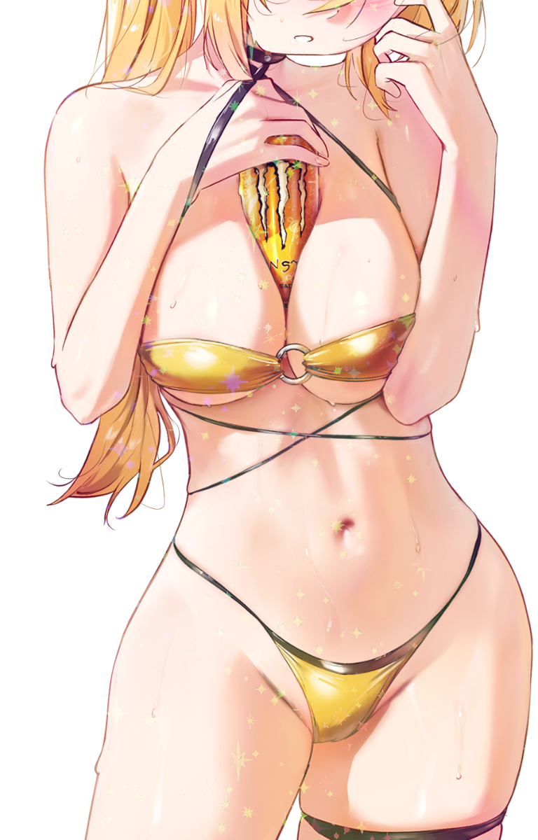 GOLD BIKINI STICKER! (WALIGNER)