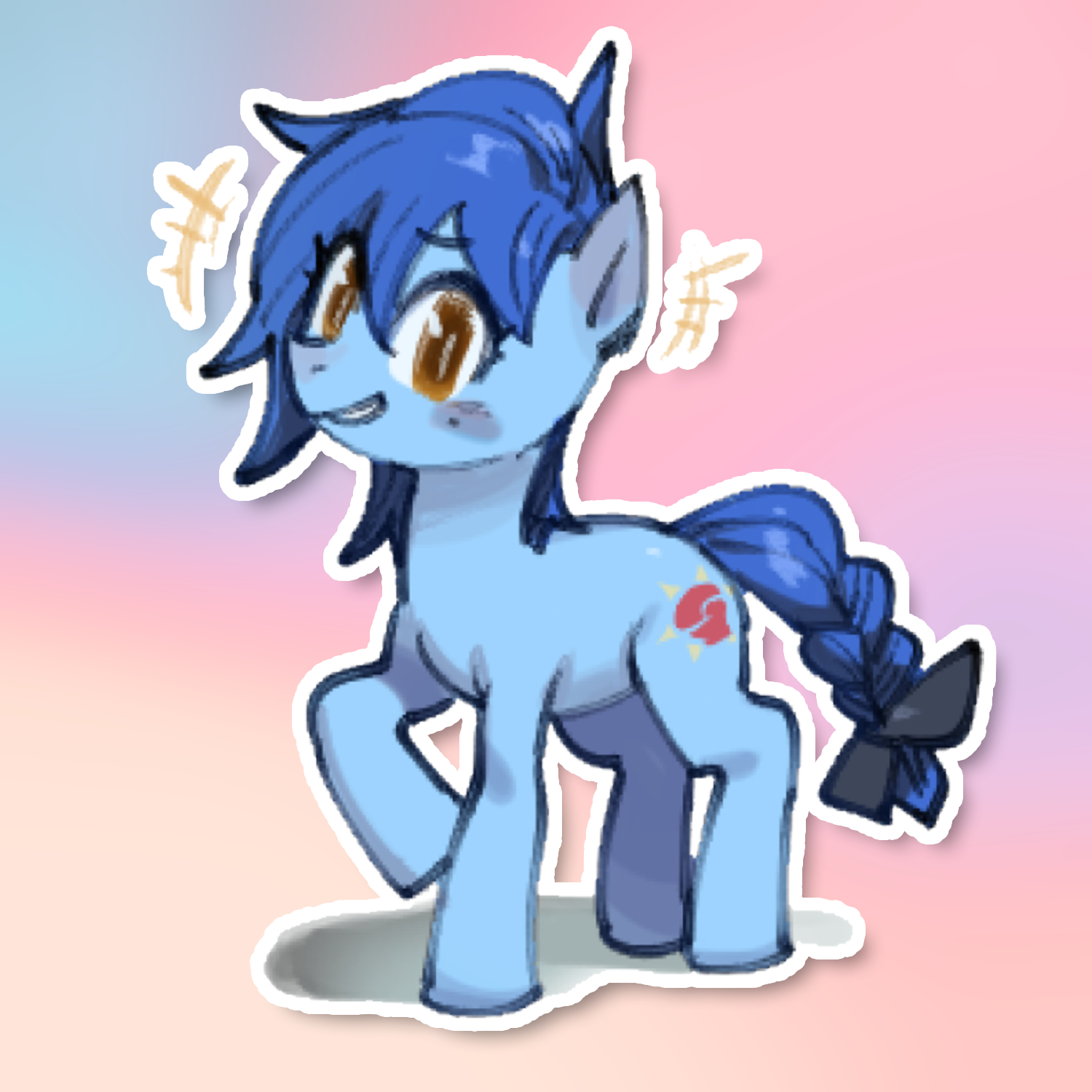 DIF PONY STICKER! (DIF)