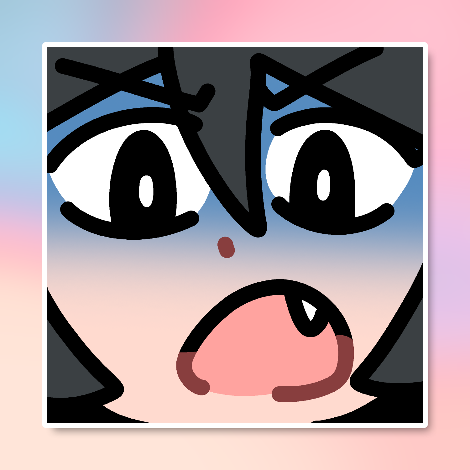 DISGUST LUCIA EMOTE STICKER! (BRYCE AND SCOTT)