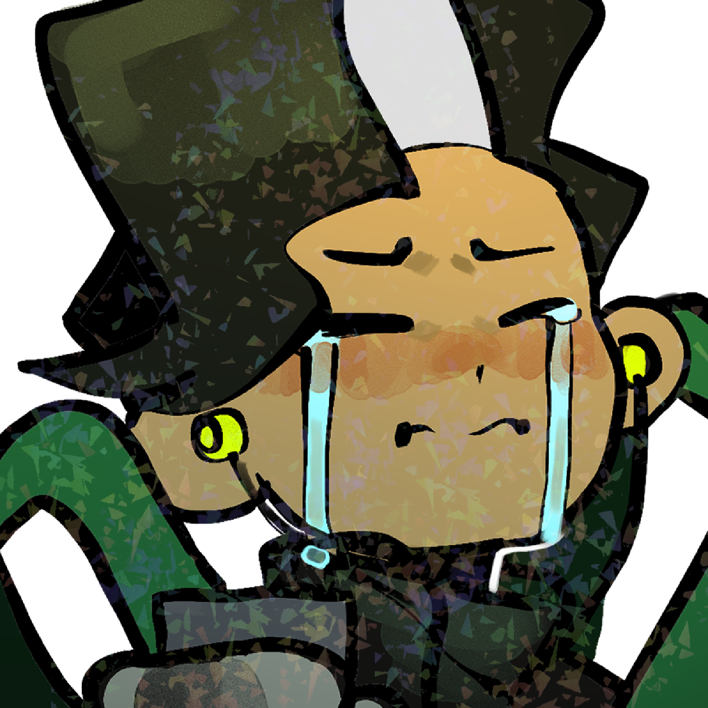 DUSTY CRYING STICKER! (LUNYDOOBLES)