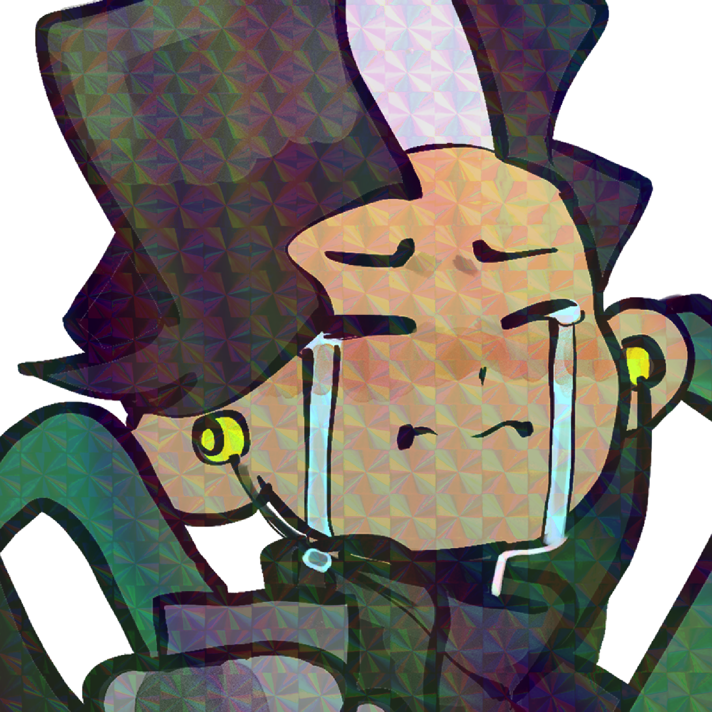 DUSTY CRYING STICKER! (LUNYDOOBLES)