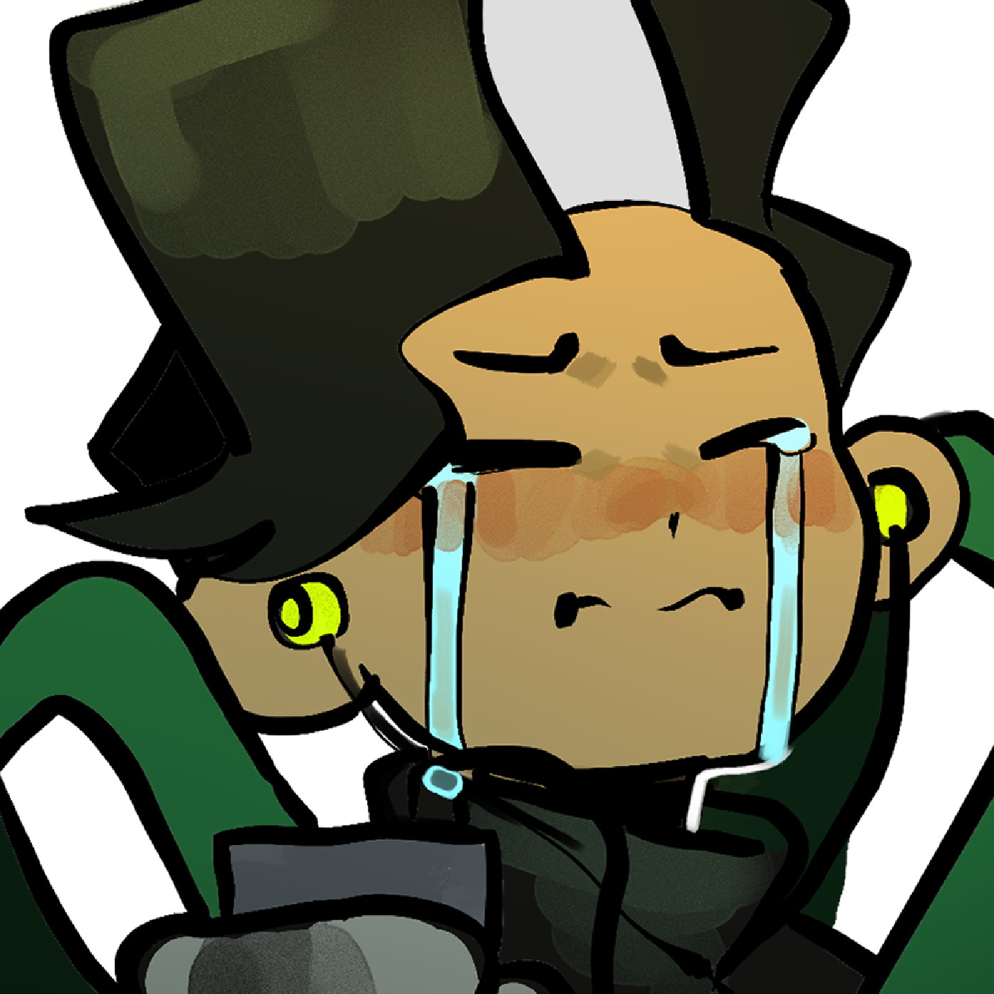 DUSTY CRYING STICKER! (LUNYDOOBLES)