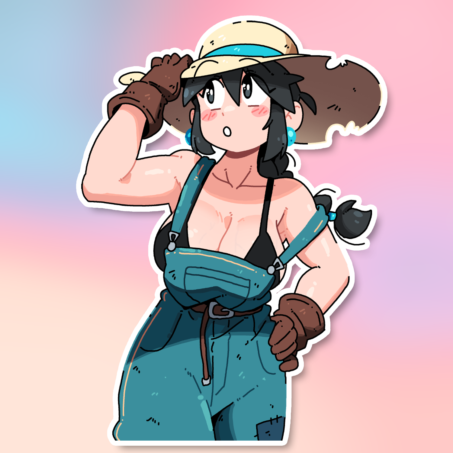 FARMER LUCIA STICKER! (BRYCE AND SCOTT)