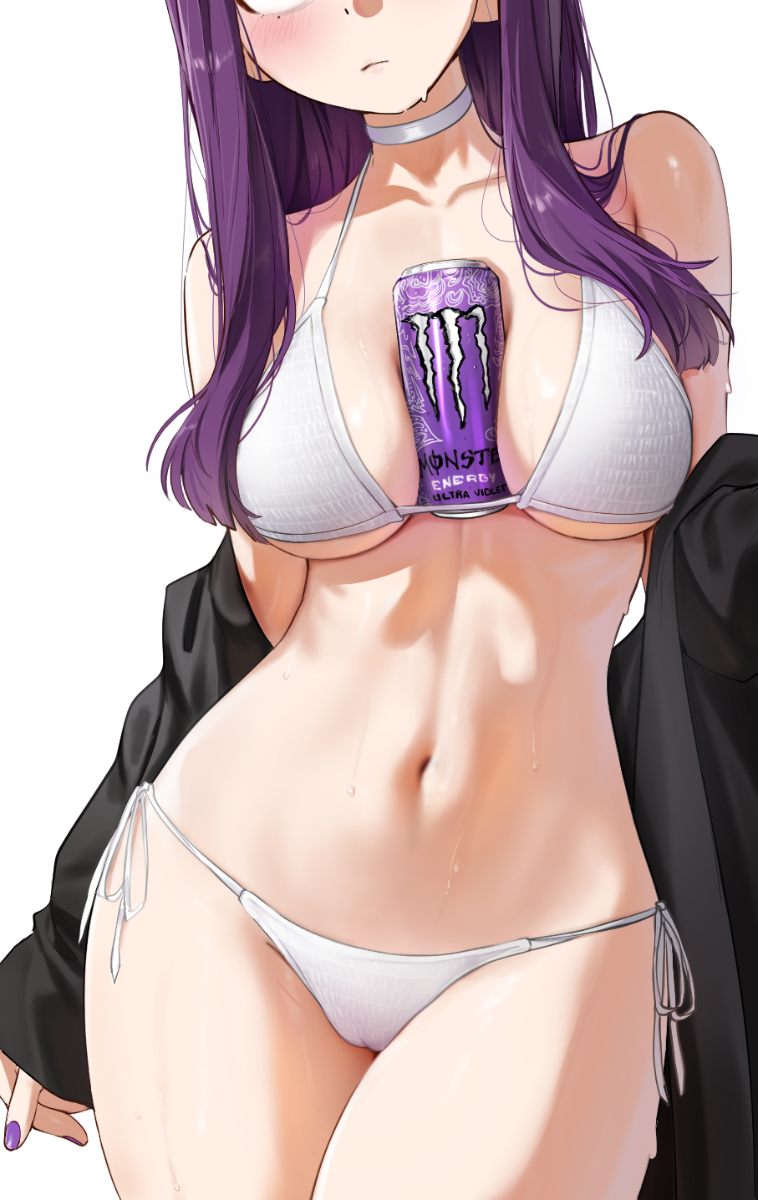 PURPLE HAIR BIKINI STICKER! (WALIGNER)