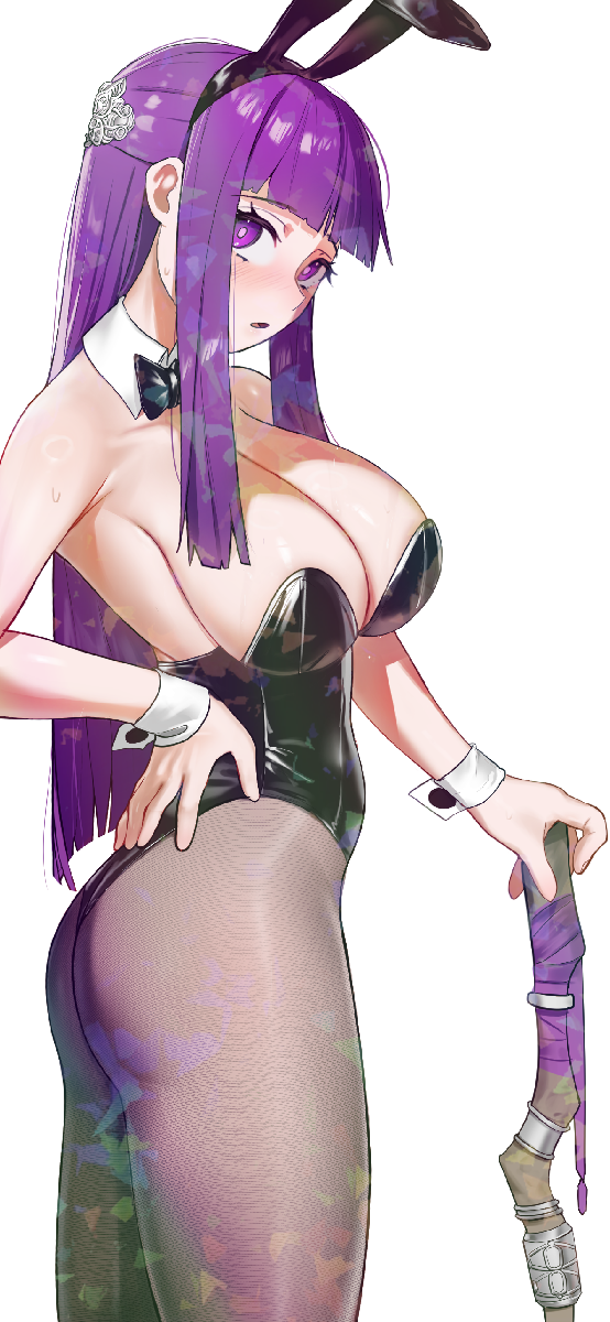 PURPLE-HAIRED BUNNY STICKER! (WALIGNER)