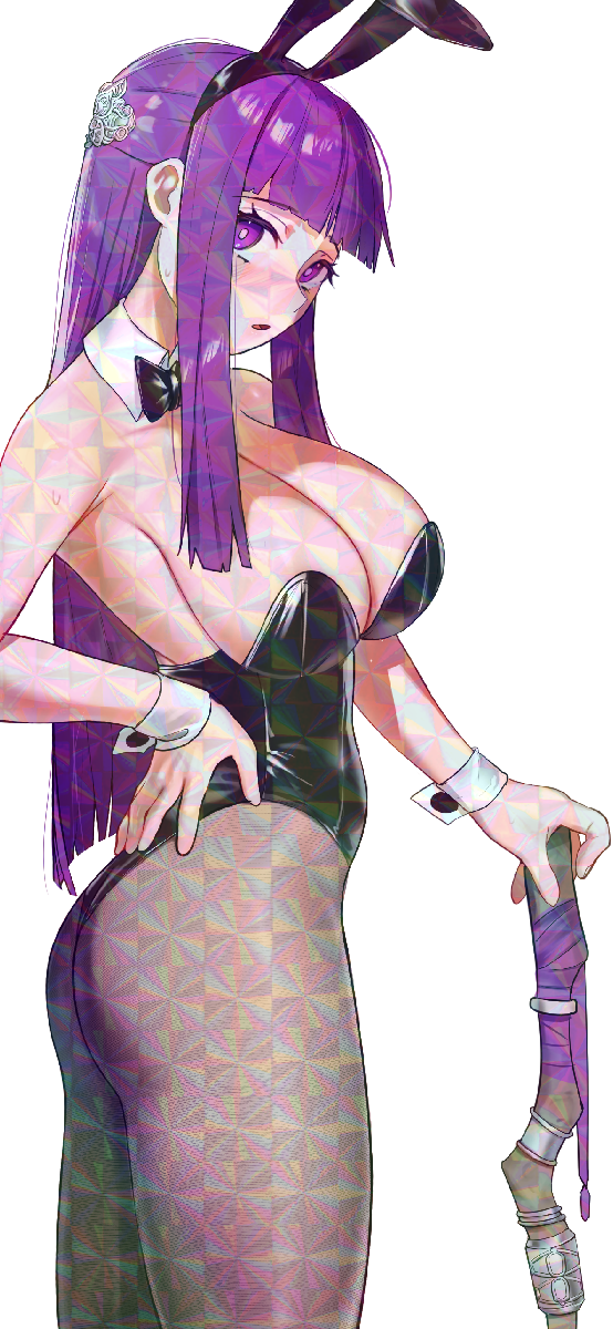 PURPLE-HAIRED BUNNY STICKER! (WALIGNER)