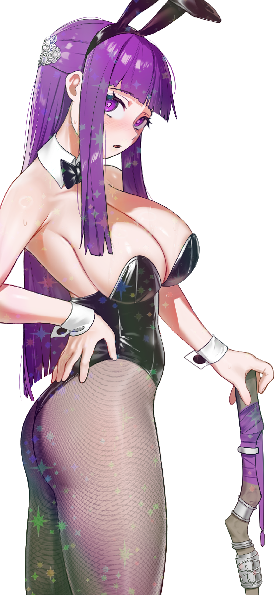 PURPLE-HAIRED BUNNY STICKER! (WALIGNER)