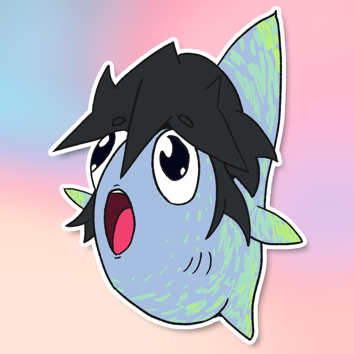 FISHCIA STICKER! (INGODONG)
