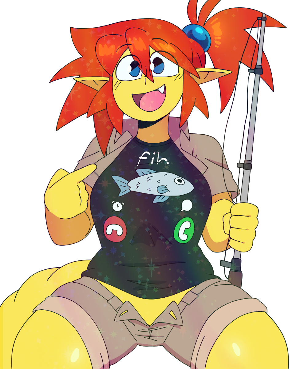 SUNNY FISHING STICKER! (QUINTZEEE)