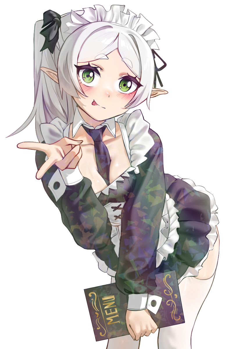 PEACE SIGN MAID STICKER! (WALIGNER)