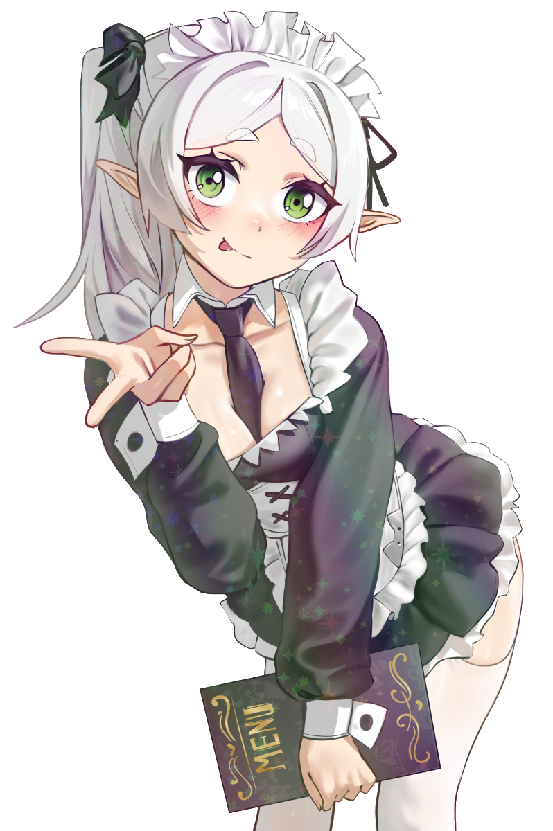 PEACE SIGN MAID STICKER! (WALIGNER)
